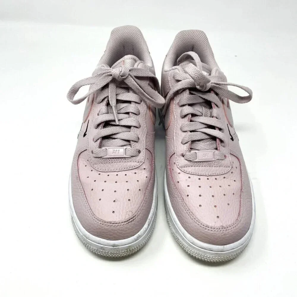 Nike Air Force 1 Low '07 Platinum Violet Low Top Sneakers Shoes Size 8 - Picture 3 of 10
